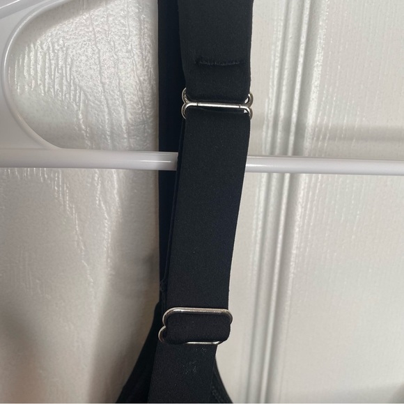 Lands' End Plus Size Adjustable Scoop Neck Flutter Tankini Top Black 2X 20W/22W - Picture 5 of 8